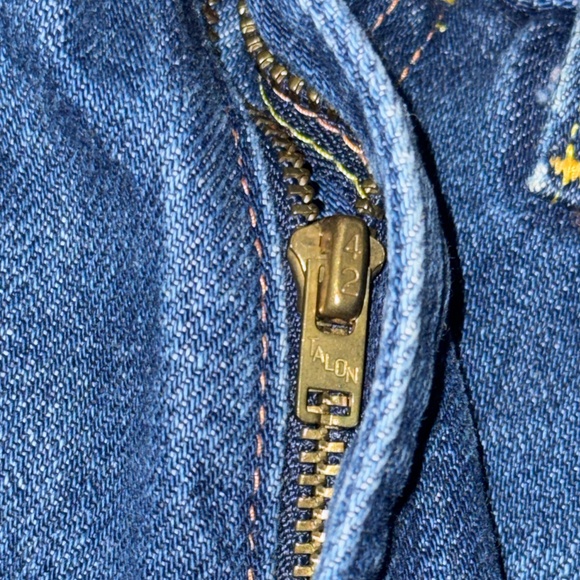 LEVIS 701 Big E Selvedge Denim Jeans Womens Size 28 LVC Rivets Capri 098 - Picture 11 of 16